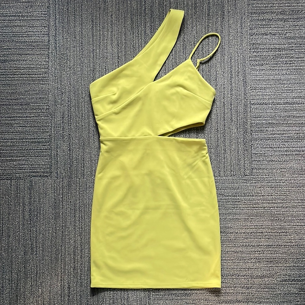 NWT Forever 21 One Shoulder Mini Dress Size S